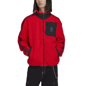 ADI BELGIE WC22 FLEECE JACKET RED/BLACK