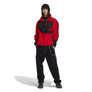 ADI BELGIE WC22 FLEECE JACKET RED/BLACK