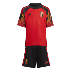 ADI JR BELGIE WC22 HOME MINI KIT RED/BLACK