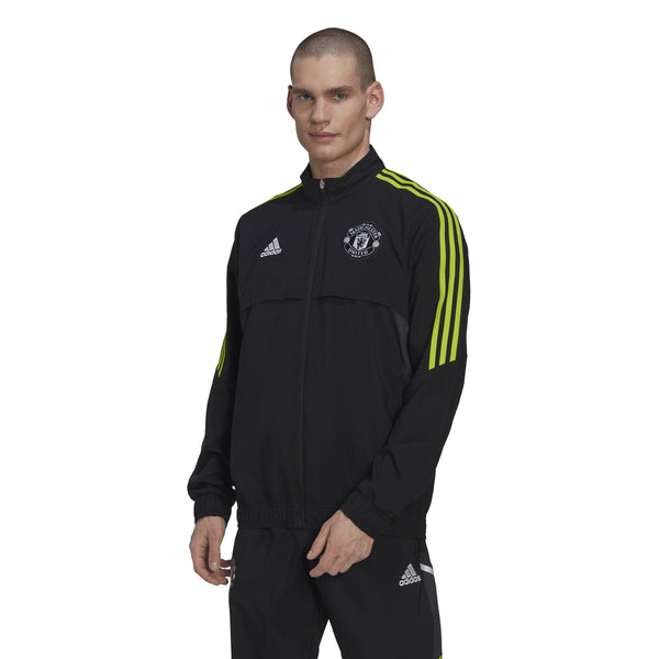 ADI MAN U 22-23 EU PRE SUIT BLACK