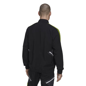 ADI MAN U 22-23 EU PRE SUIT BLACK