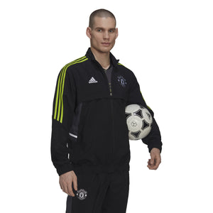 ADI MAN U 22-23 EU PRE SUIT BLACK