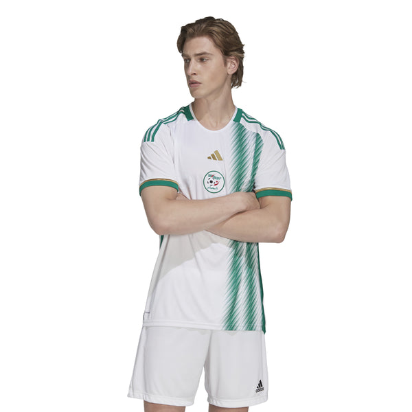 ADI ALGERIJE WC22 HOME JERSEY WHITE/GREEN