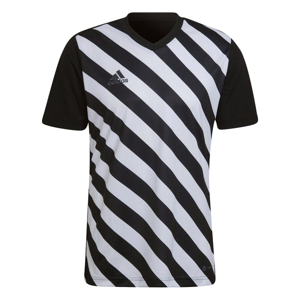 ADI ENTRADA 22 GRAPHIC JERSEY BLACK/WHITE