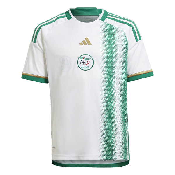 ADI JR ALGERIJE WC22 HOME JERSEY WHITE/GREEN