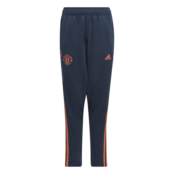 ADI JR MAN U 22-23 TR PANT NAVY/ORANGE