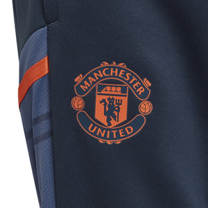 ADI JR MAN U 22-23 TR PANT NAVY/ORANGE