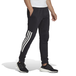 ADI FUTURE ICON THREE STRIPES FLEECE PANT BLACK