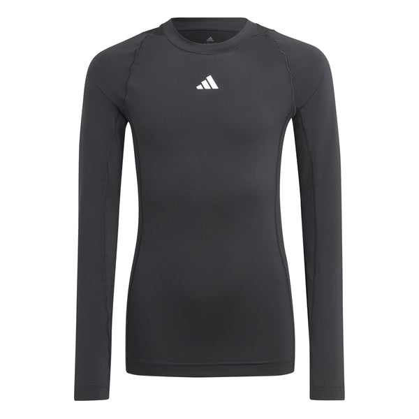 ADI JR TECHFIT LONG SLEEVE TOP BLACK