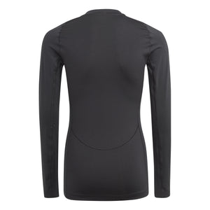 ADI JR TECHFIT LONG SLEEVE TOP BLACK