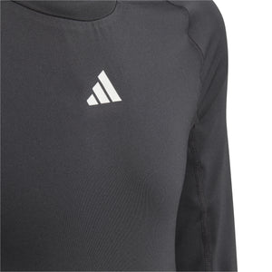 ADI JR TECHFIT LONG SLEEVE TOP BLACK