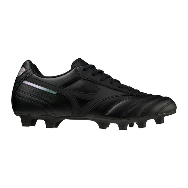 MIZUNO MORELIA II CLUB FG BLACK/BLACK/SILVER