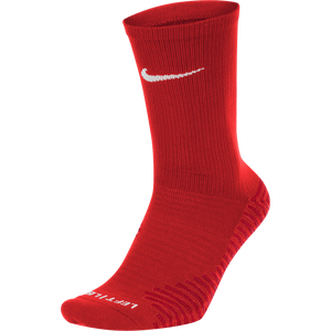 NIKE SQUAD CREW SOCK UNIVERSITY RED/TEAM RED/WHITE