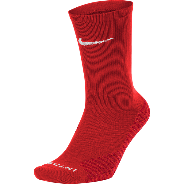 NIKE SQUAD CREW SOCK UNIVERSITY RED/TEAM RED/WHITE