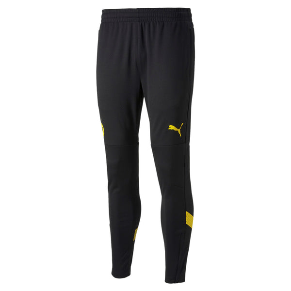 PUMA DORTMUND 22-23 TRG PANT BLACK/CYBER YELLOW