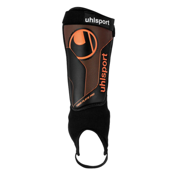 UHL TIBIA PLATE PRO BLACK/FLUO ORANGE